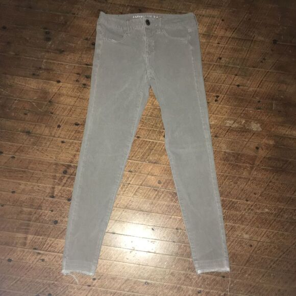 American Eagle 360 stretch tan size 2 jeggings - Picture 1 of 3